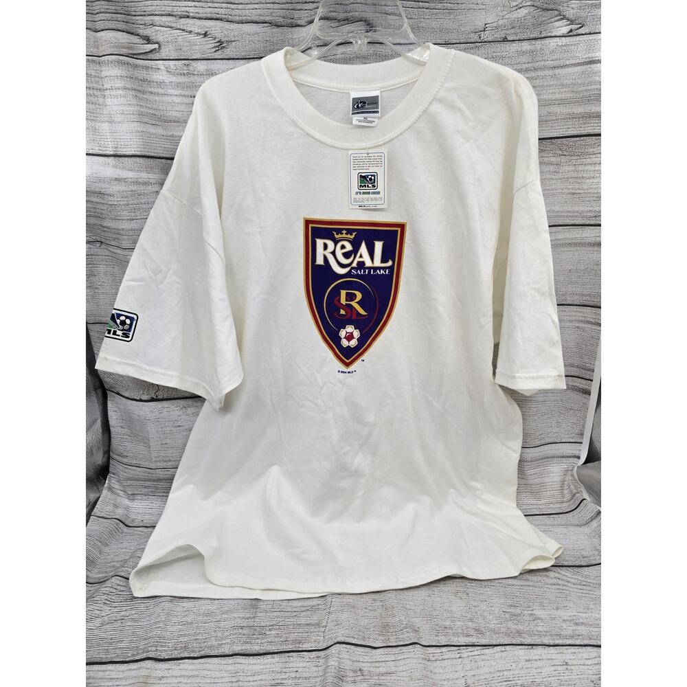 Real Salt Lake XXL Extra Large 2004 Inaugural Season MLS Adidas Men TShirt NWT